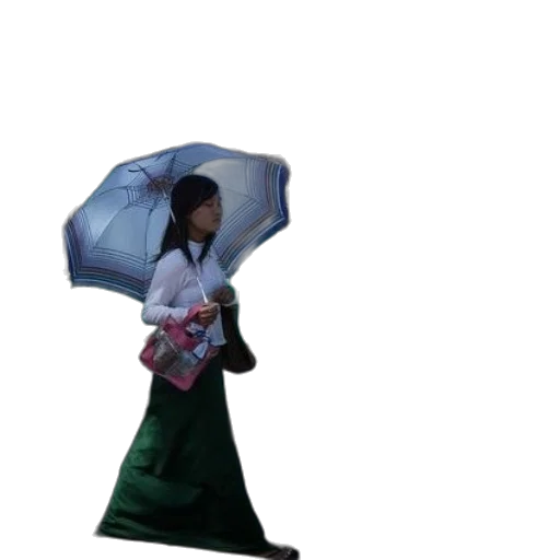 umbrella, dress, staff, jacket transparent PNG cut-out