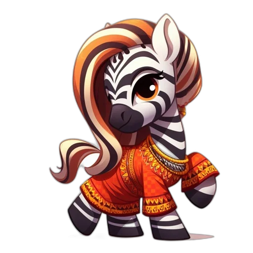 fantasy art, concept art, monochrome, anthropomorphic, zebra, creature, blending, features transparent PNG cut-out