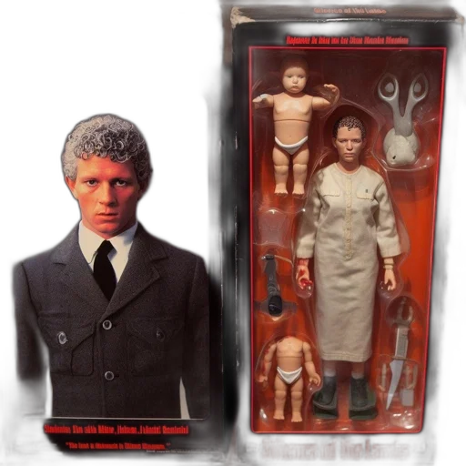 two, silence, lambs, action, figures, hannibal, lecter, another transparent PNG cut-out