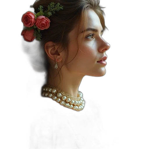 jewelry, crown, face, dress transparent PNG cut-out