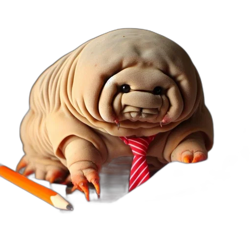 staff, animal, creature, 3d render, concept art, photorealistic, cartoon, anthropomorphized transparent PNG cut-out