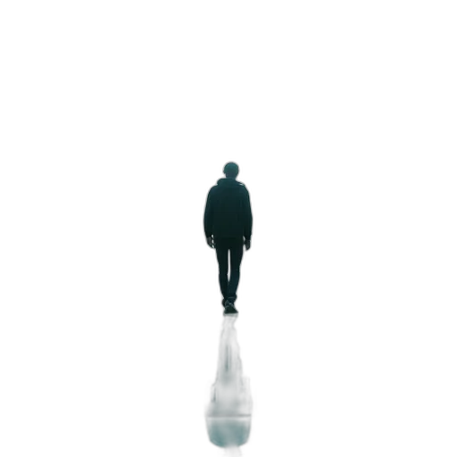 robot, jacket, staff, face transparent PNG cut-out