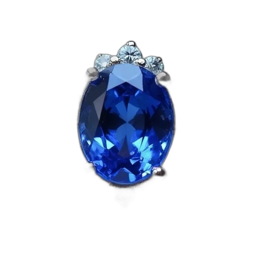 jewelry, crown, 3d render, blue, sapphire, wedding, ring, 14mm transparent PNG cut-out