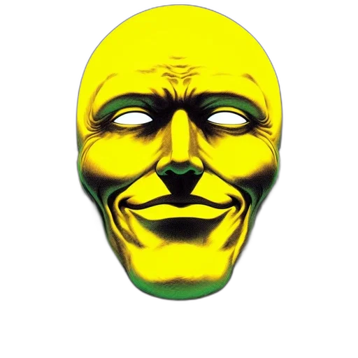 mask, face, robot, creature, 3d render, comic book art, photorealistic, concept art transparent PNG cut-out