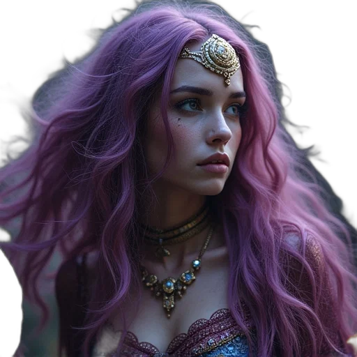 jewelry, crown, hair, face transparent PNG cut-out