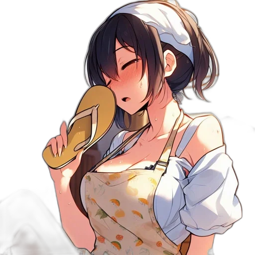food, dress, weapon, hat, anime, pixel art, concept art, cartoon transparent PNG cut-out