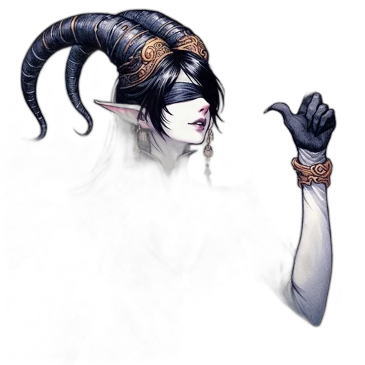 mask, staff, dragon, creature, concept art, fantasy art, comic book art, pixel art transparent PNG cut-out