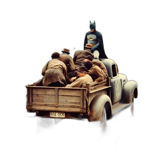 car, furniture, concept art, comic book art, 3d render, fantasy art, city street, group transparent PNG cut-out