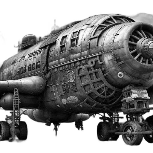 weapon, car, animal, robot, concept art, comic book art, 3d render, fantasy art transparent PNG cut-out