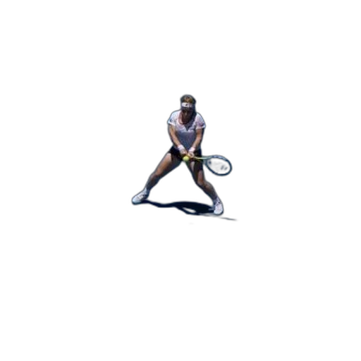 staff, 3d render, pixel art, photorealistic, female, tennis, player, action transparent PNG cut-out