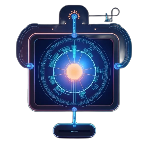 robot, staff, weapon, concept art transparent PNG cut-out