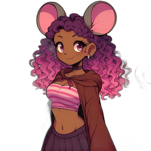 jacket, dress, cartoon, concept art, anime, pixel art, pastel, neon transparent PNG cut-out