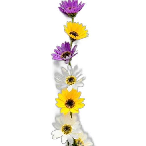 flower, crown, staff, jewelry, 3d render, photorealistic, concept art, pixel art transparent PNG cut-out