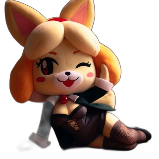 staff, animal, dress, weapon, 3d render, concept art, pixel art, cartoon transparent PNG cut-out