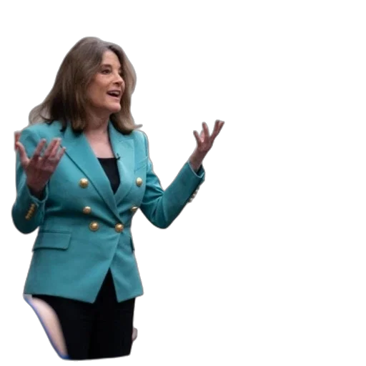 jacket, umbrella, woman, turquoise, blazer, gold, buttons, speaks transparent PNG cut-out
