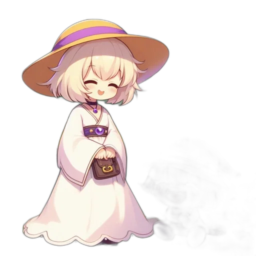 hat, staff, dress, food, concept art, pixel art, fantasy art, anime transparent PNG cut-out