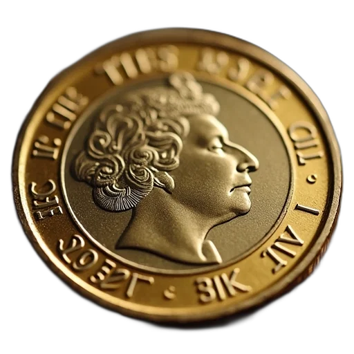 crown, jewelry, 3d render, photorealistic, pound, sterling, coins transparent PNG cut-out