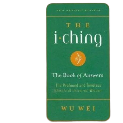 image, book, cover, titled, ching, answers, wei, featuring transparent PNG cut-out
