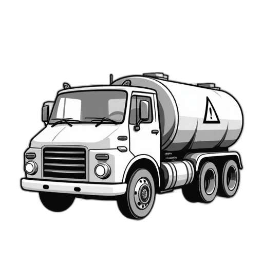 weapon, car, concept art, photorealistic, cartoon, pencil sketch, black, white transparent PNG cut-out