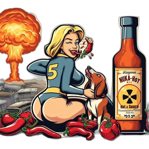 comic book art, cartoon, concept art, pixel art, fire, attractive, woman, blonde transparent PNG cut-out