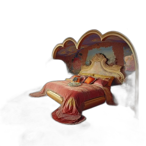 furniture, crown, hat, dragon, 3d render, concept art, photorealistic, fantasy art transparent PNG cut-out