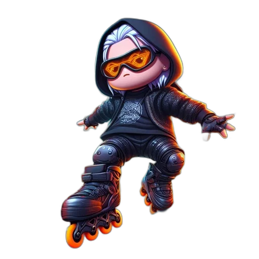 jacket, concept art, cyberpunk, 3d render, pixel art, young, person, wearing transparent PNG cut-out