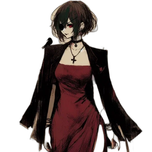dress, staff, mask, jacket, concept art, pixel art, fantasy art, watercolor transparent PNG cut-out