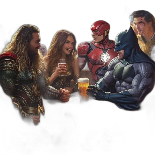 comic book art, concept art, fantasy art, pixel art, fire, dimly, lit, pub transparent PNG cut-out