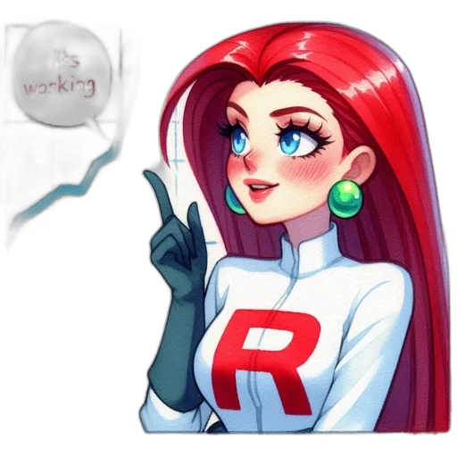 robot, weapon, staff, anime, cartoon, pixel art, concept art, red transparent PNG cut-out