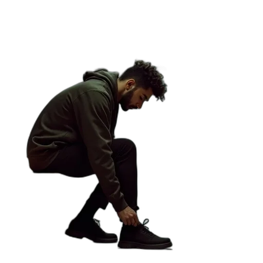 jacket, shoes, face, hat, concept art, photorealistic, pixel art, watercolor transparent PNG cut-out