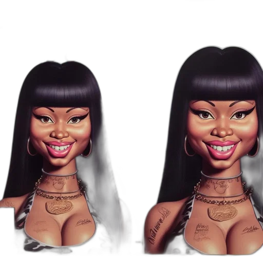 cartoon, 3d render, photorealistic, concept art, magazine, cover, featuring, caricature transparent PNG cut-out