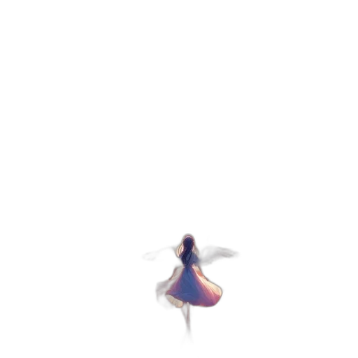 dress, umbrella, creature, sword, pixel art, concept art, anime, fantasy art transparent PNG cut-out