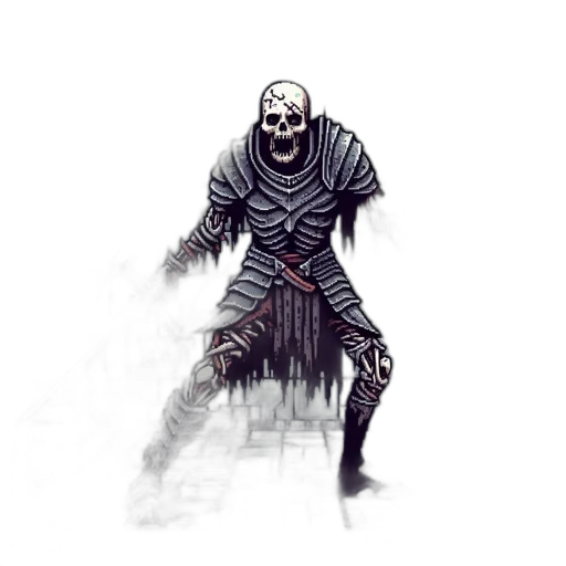 mask, staff, creature, sword, concept art, comic book art, pixel art, fantasy art transparent PNG cut-out
