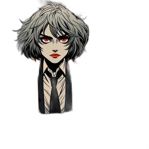 staff, jacket, face, jewelry, pixel art, cartoon, concept art, anime transparent PNG cut-out