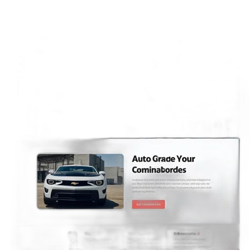 car, 3d render, photorealistic, first, image, shows, website, design transparent PNG cut-out