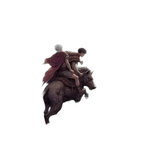 dragon, animal, hat, weapon, concept art, fantasy art, pixel art, photorealistic transparent PNG cut-out