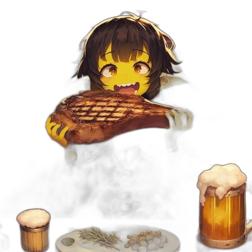 food, creature, weapon, animal, pixel art, concept art, anime, fantasy art transparent PNG cut-out