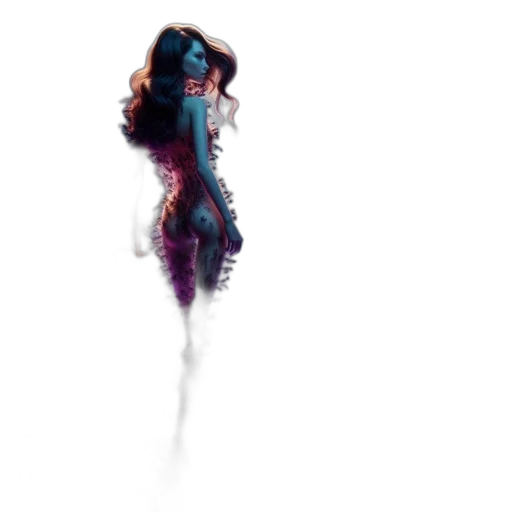 hair, dress, creature, staff, concept art, pixel art, fantasy art, comic book art transparent PNG cut-out