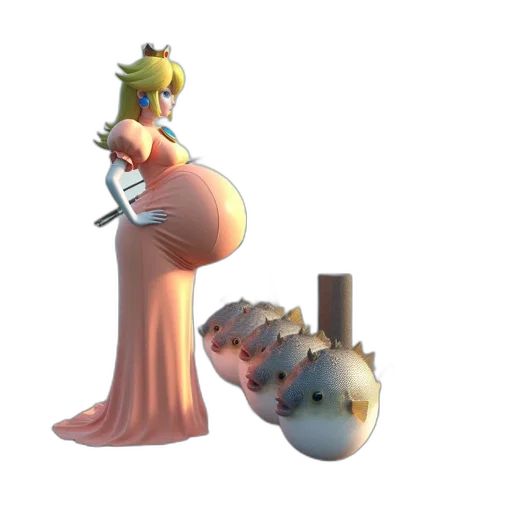 weapon, dress, crown, sword, concept art, 3d render, pixel art, fantasy art transparent PNG cut-out