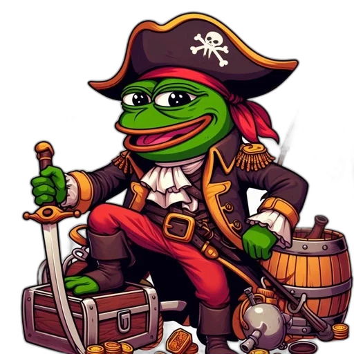 staff, weapon, concept art, pixel art, fantasy art, frog, dressed, pirate transparent PNG cut-out
