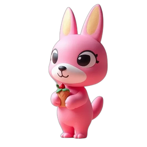 animal, creature, staff, 3d render transparent PNG cut-out