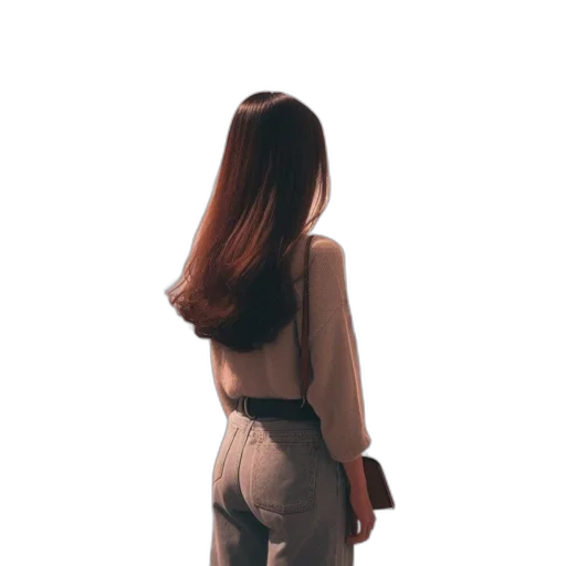 dress, hair, jacket, staff, 3d render, photorealistic, concept art, oil painting transparent PNG cut-out