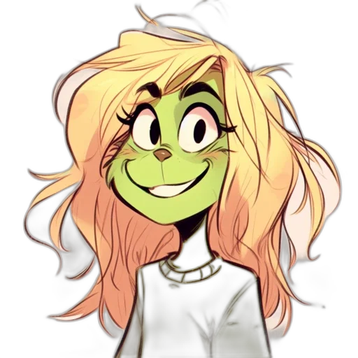 face, staff, hair, creature, cartoon, concept art, watercolor, anime transparent PNG cut-out