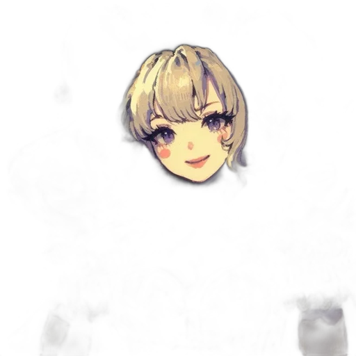 face, staff, mask, creature, watercolor, pixel art, anime, concept art transparent PNG cut-out