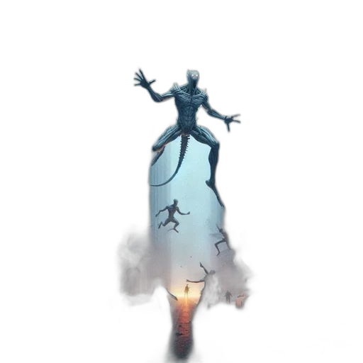 staff, sword, creature, weapon, concept art, fantasy art, 3d render, pixel art transparent PNG cut-out