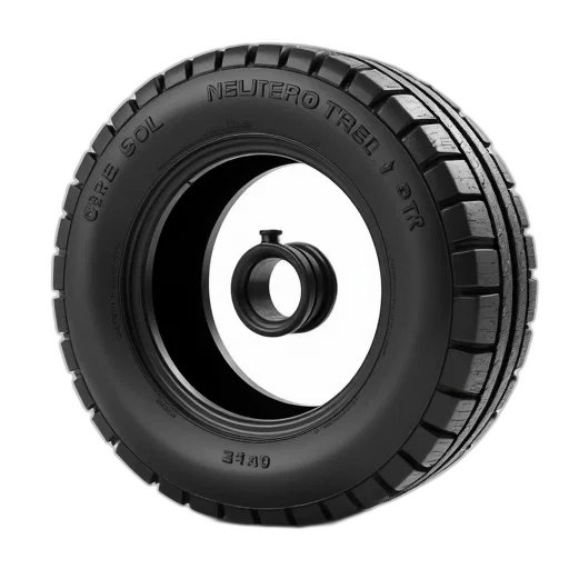 car, 3d render, black, rubber, tire, valve, stem, isolated transparent PNG cut-out