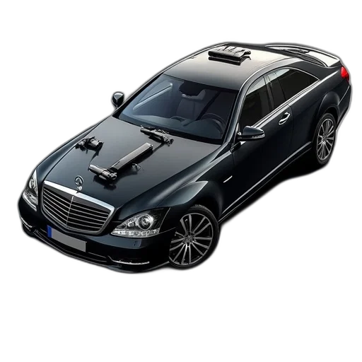 car, 3d render, photorealistic, mercedes, s400, shock, absorber, coil transparent PNG cut-out