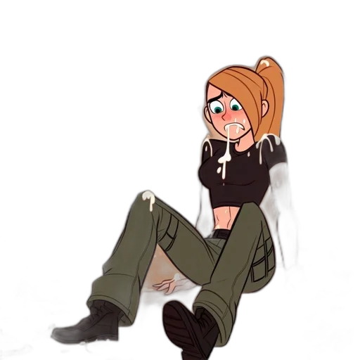 jacket, staff, cartoon, concept art, anime, pixel art, fire, neon lights transparent PNG cut-out