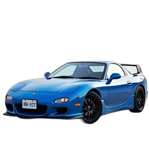 car, weapon, photorealistic, 3d render, concept art, blue, sports, sleek transparent PNG cut-out