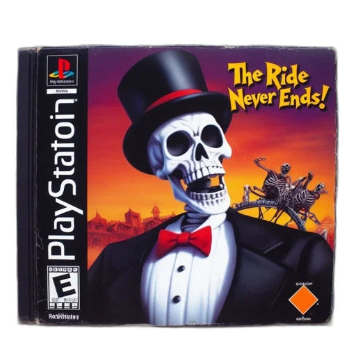 concept art, playstation, game, box, features, skeletal, figure, tuxedo transparent PNG cut-out